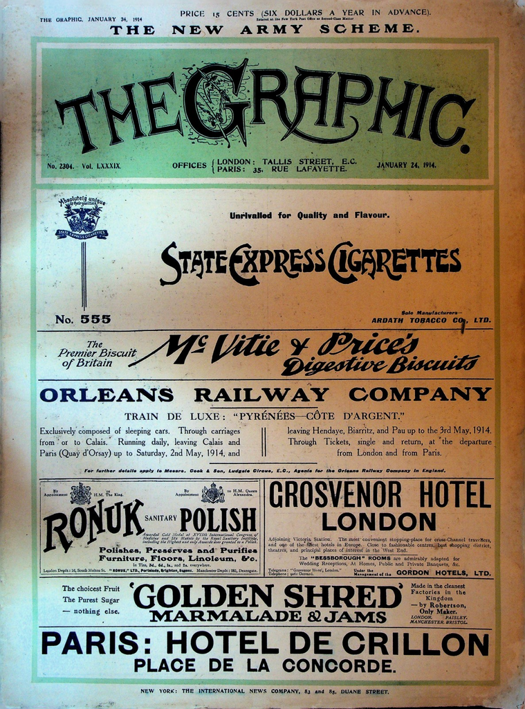 The Graphic January 24 1914 Egypt Japan Volcano Alaska Scottish Motor Exhibition0