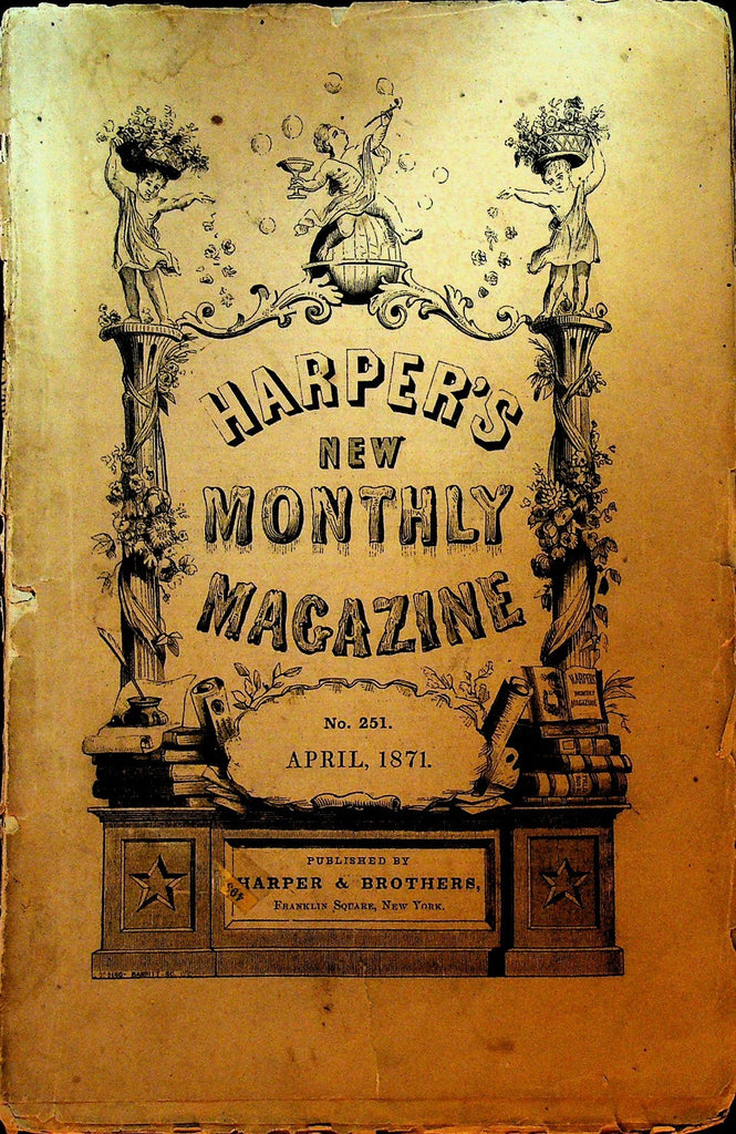 Harper's New Monthly Magazine April 1871 New York City Bowery Frederick Great0