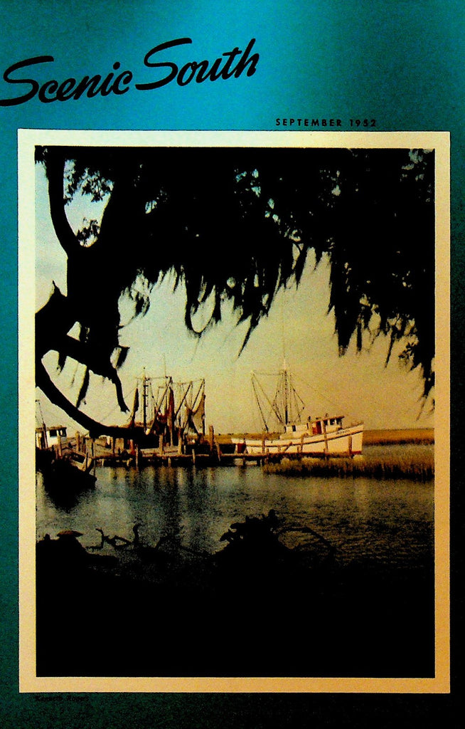 Scenic South Magazine September 1952 Standard Oil Valona by the Sea Georgia0