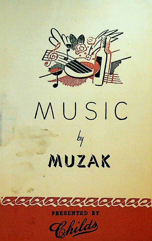 Music by Muzak 1939 New York World's Fair Brochure January 12 Program0