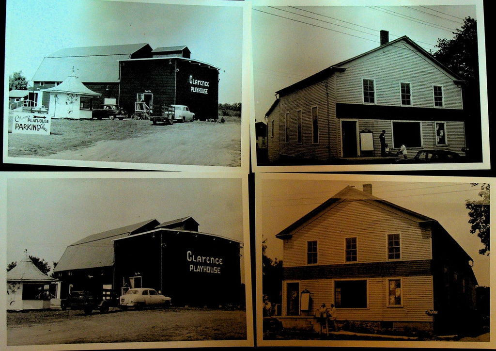 Clarence & Darien NY Summer Theater Building Photos Lot of 5 19560