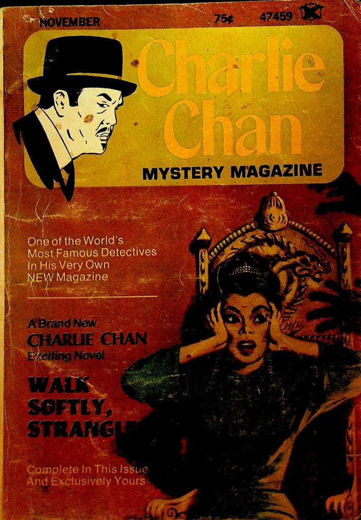 Charlie Chan Mystery Magazine November 1973 FIRST ISSUE Lawrence Treat0