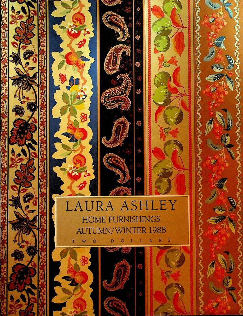 Laura Ashley Home Furnishings Catalog Autumn Winter 1988 Fabrics Wallcoverings