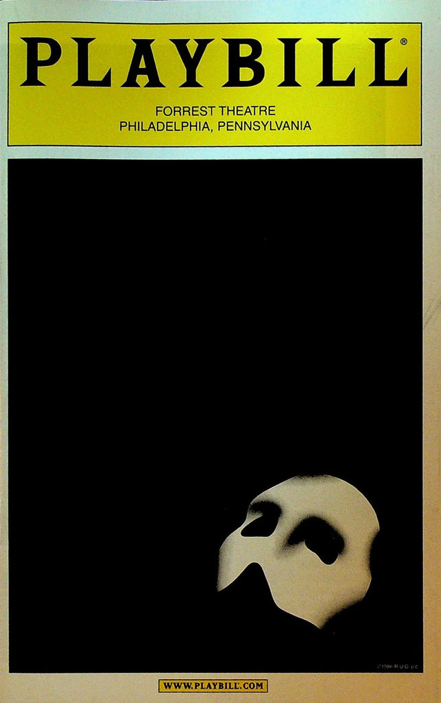 The Phantom of the Opera Playbill Forrest Theatre November 2002 David Cryer0