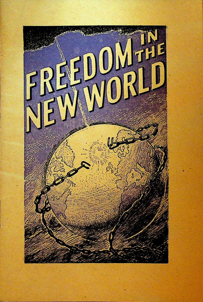 Freedom in the New World Watchtower Booklet 1943 Jehovah's Witness0