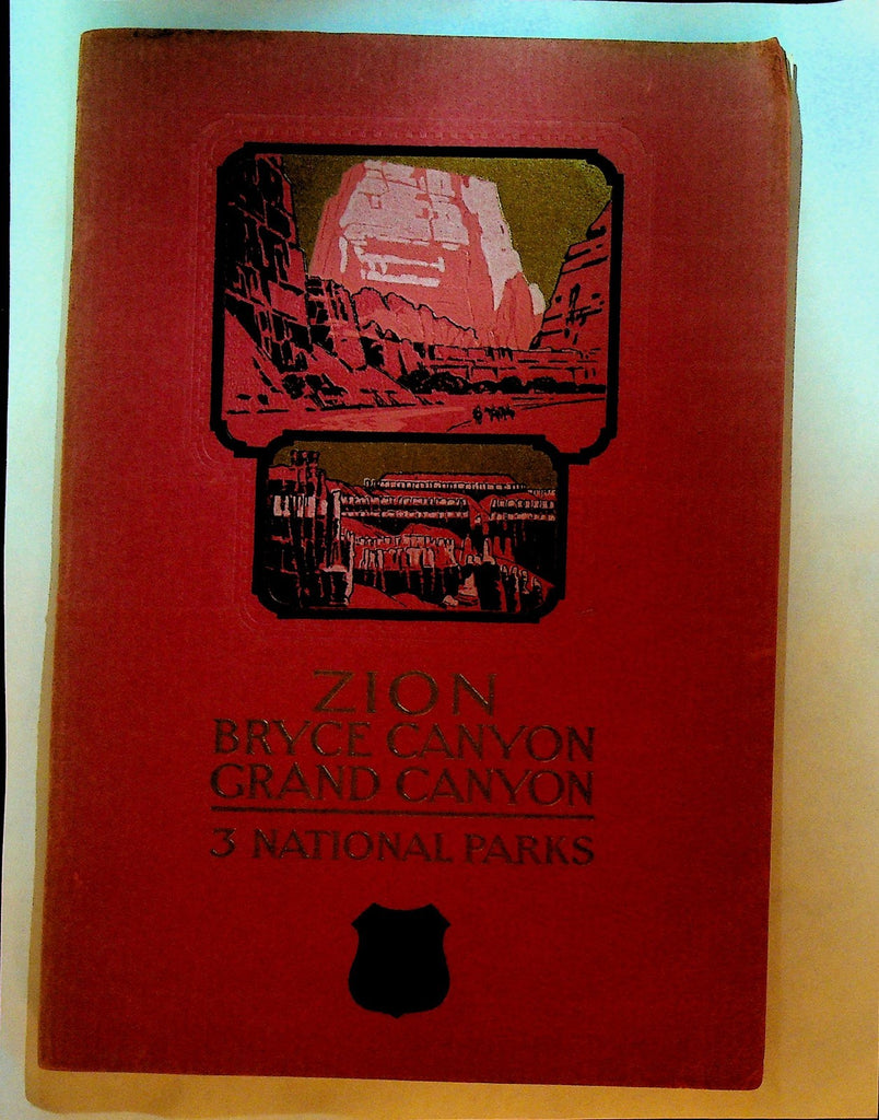 Zion National Park Bryce Canyon Grand Canyon 1932 Union Pacific Booklet0