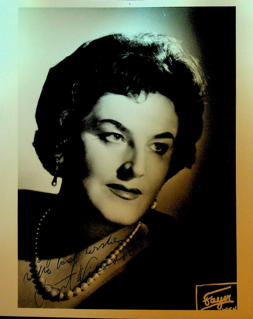 Birgit Nilsson Singer Autograph Signed Photograph 1960s0