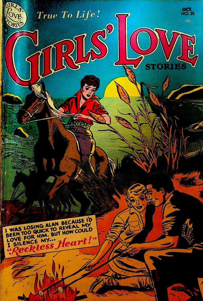 Girls Love Stories 25 DC Comics 1953 Golden Age Romance Comic0