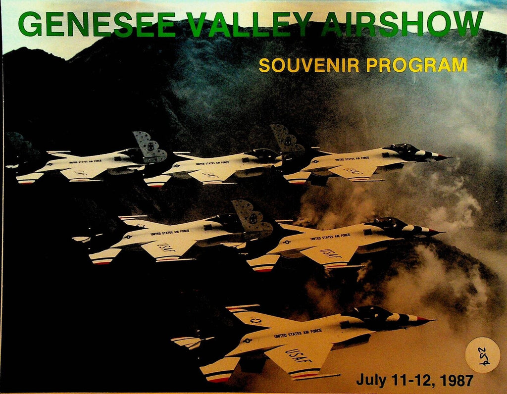 Genesee Valley Airshow Souvenir Program 1987 Golden Knights