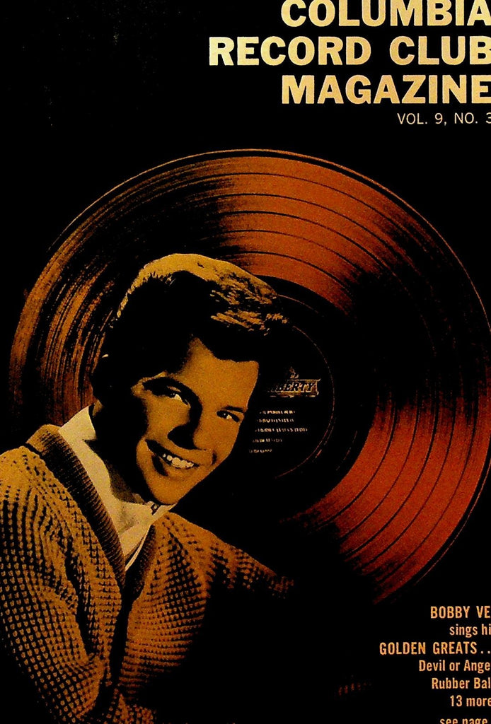 Columbia House Record Club Magazine 1963 Vol 9 #3 Bobby Vee Martin Denny0