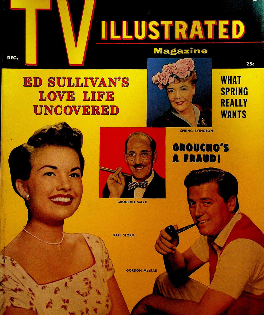 TV Illustrated December 1956 Groucho Marx Perry Como Gale Storm Gordon MacRae0