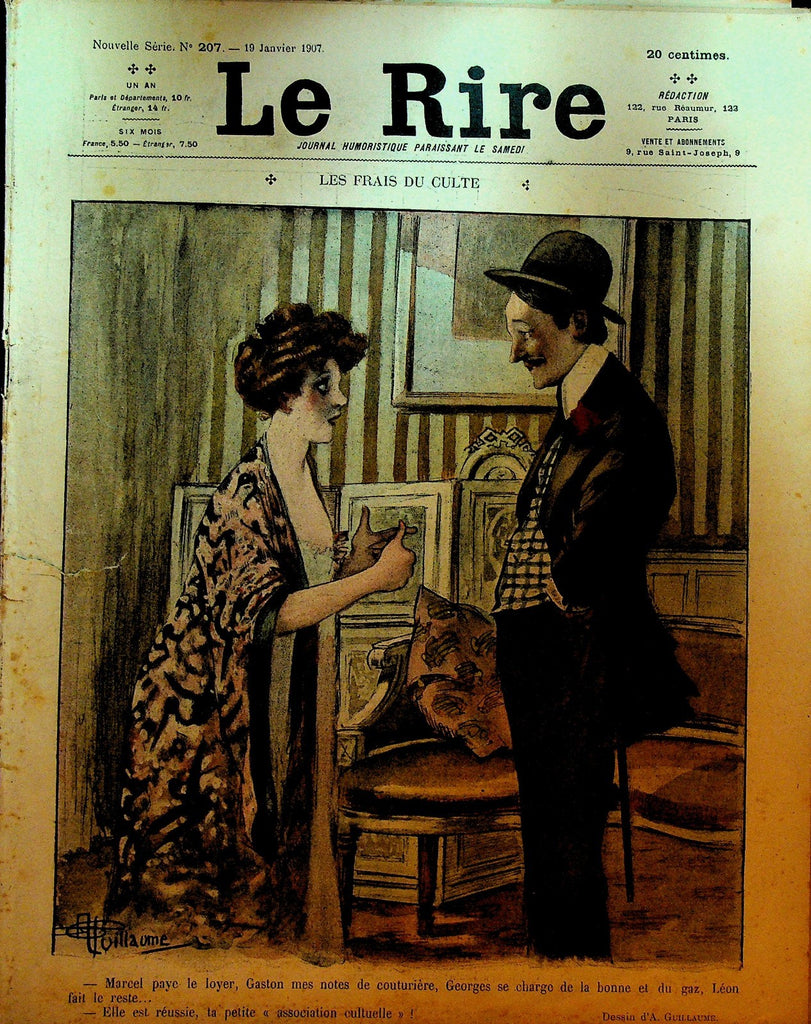 La Rire French Humor Magazine New Series 207 January 19 19070