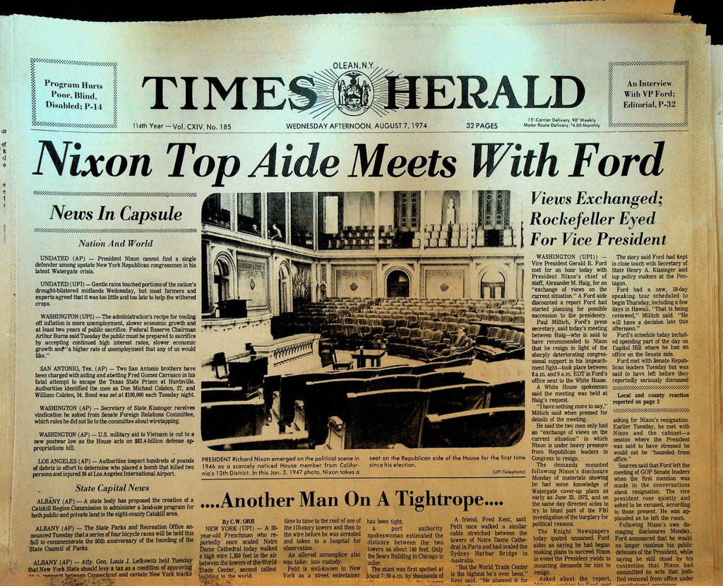 Olean Times Herald August 7 1974 Elmer Wayne Henley Jake Jacobsen0