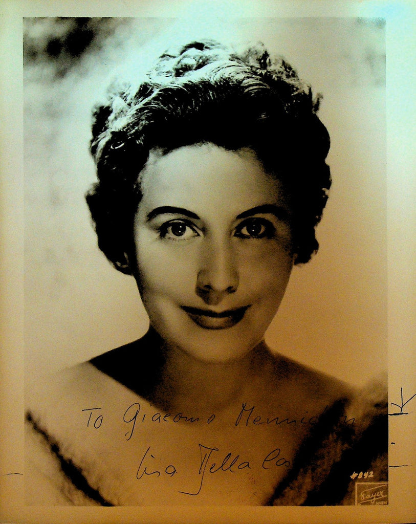 Lisa Della Casa Soprano Autographed Signed Photograph 1960s0