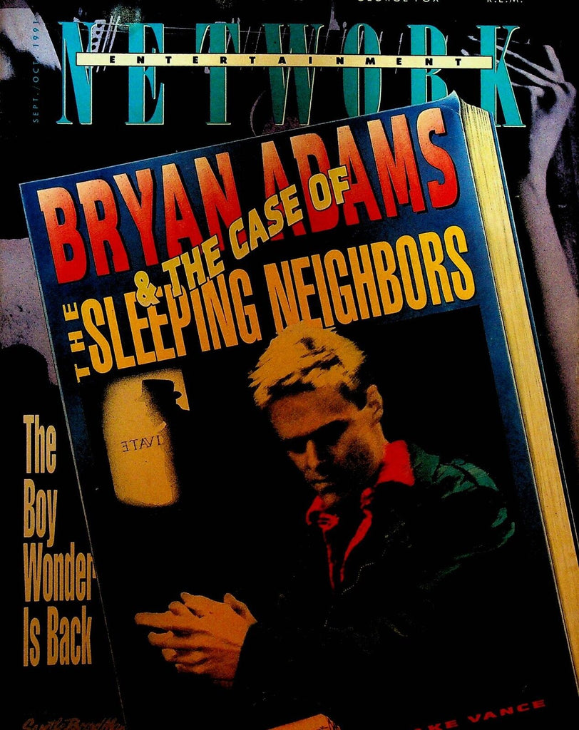 Network Entertainment Magazine September 1991 Bryan Adams REM Sarah McLachlan