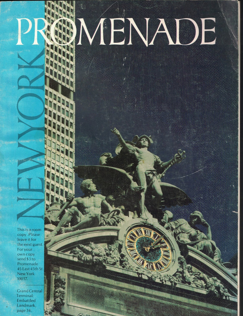 Promenade New York City 1978 Hotel Magazine Eartha Kitt New York Cosmos0