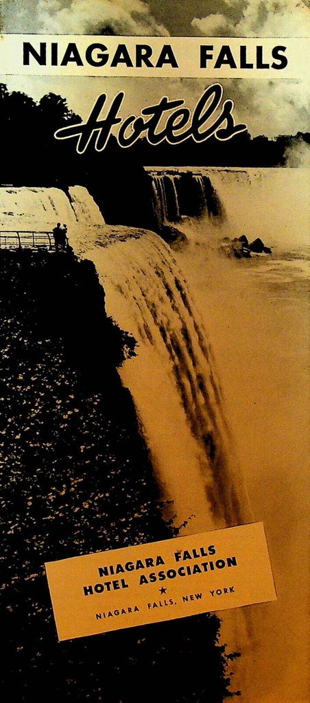 Niagara Falls New York Niagara Falls Hotels 1950s Brochure