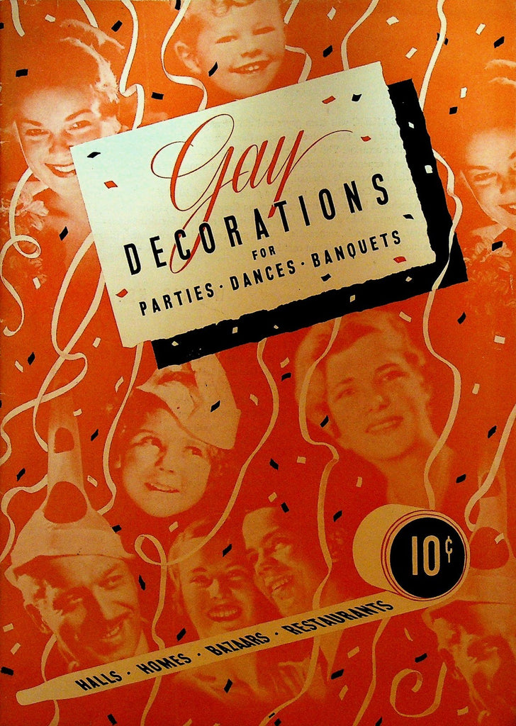 Gay Decorations for Parties Dances Banquets Dennison 19470