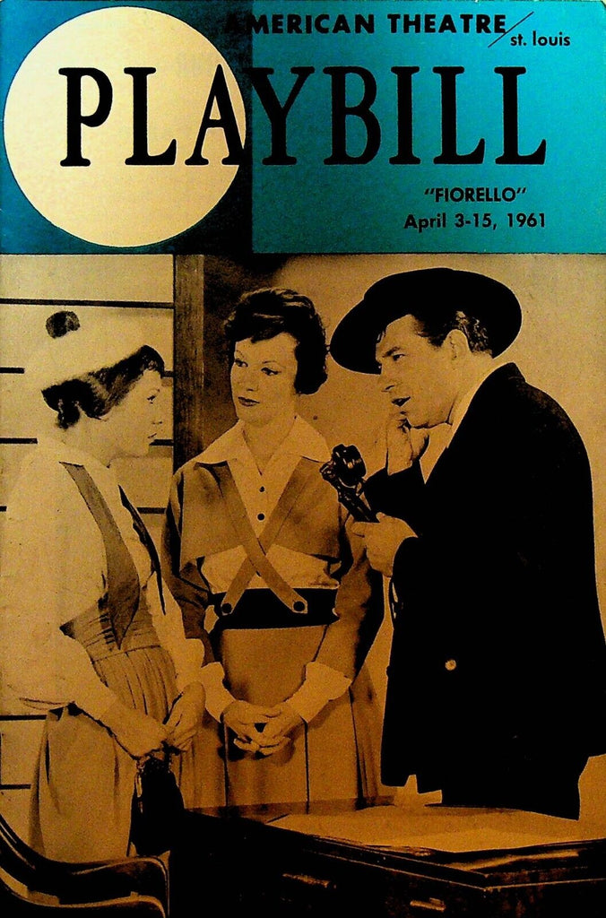 Fiorello Playbill April 3 1961 Bob Carroll Rudy Bond Paul Lipson Clint Young