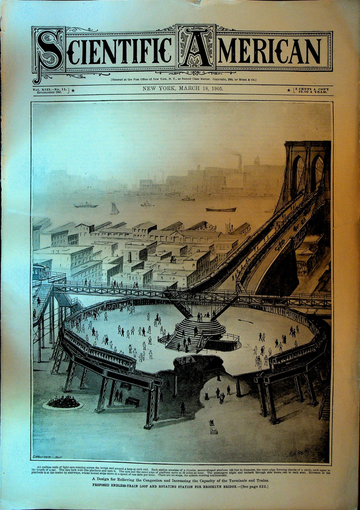 Scientific American March 18 1905 Brooklyn Bridge French Aeroplane Contest0