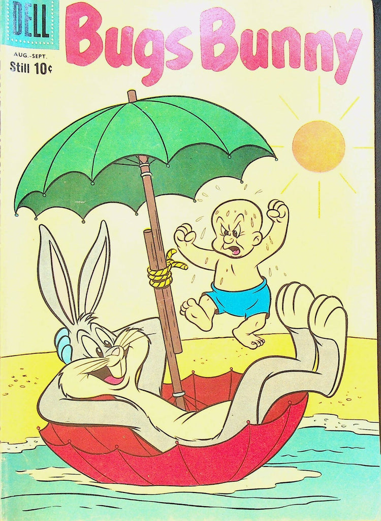 Bugs Bunny 68 Dell Comics 1959 Beach Umbrella Elmer Fudd0
