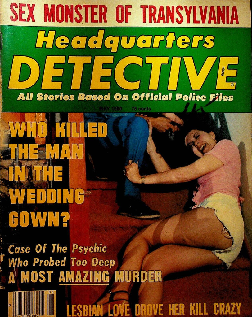 Headquarters Detective Magazine May 1980 Amazing Kreskin Rudolph Straight
