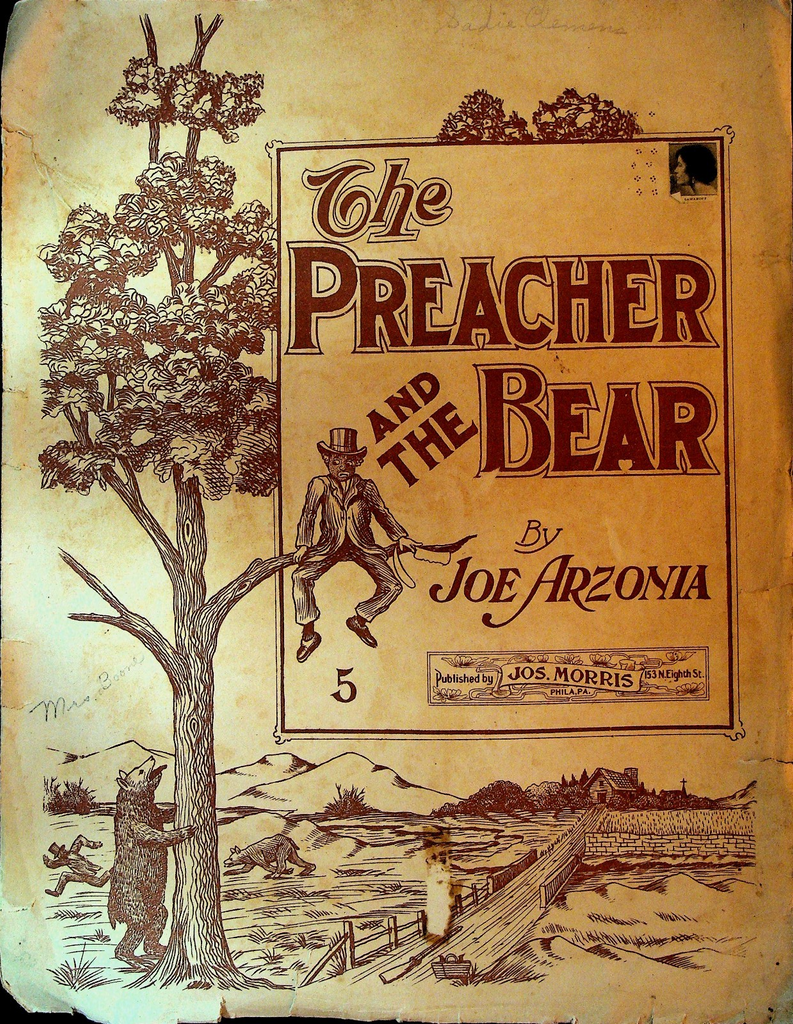 The Preacher and the Bear Sheet Music Joe Arzonia 19050