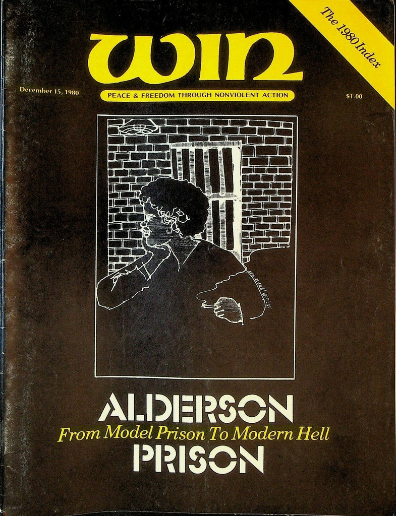 Win Magazine December 15 1980 Alderson Prison West Virginia Canada Nukes0