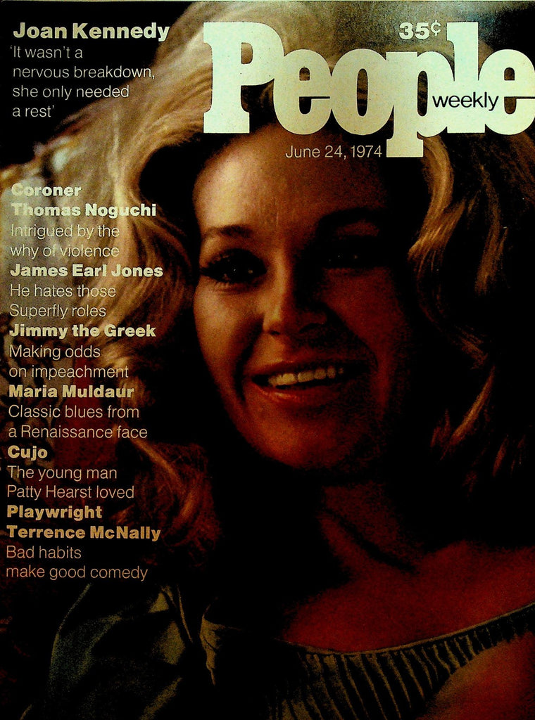 People Magazine June 24 1974 Joan Kennedy James Earl Jones Jimmy the Greek0