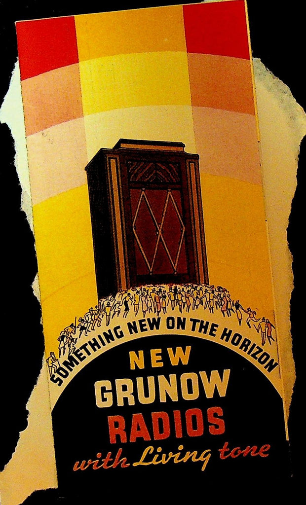 New Grunow Radios With Living Tone Brochure 1930s0