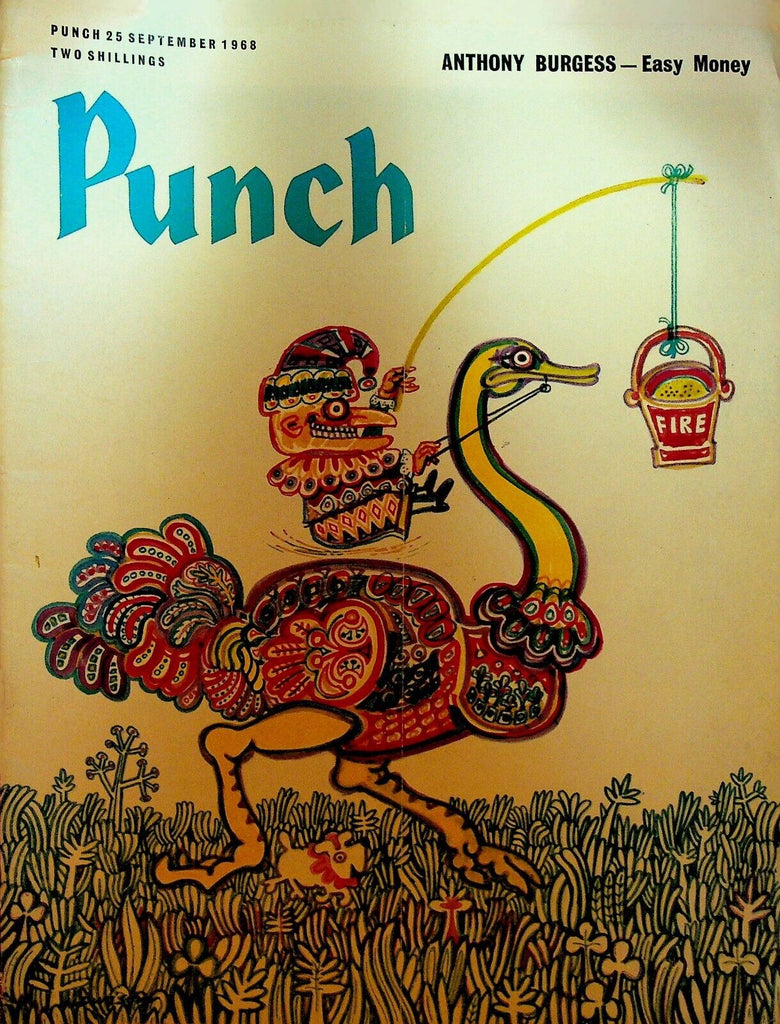 Punch Magazine September 25 1968 Anthony Burgess Gwyn Thomas Quintin Hogg