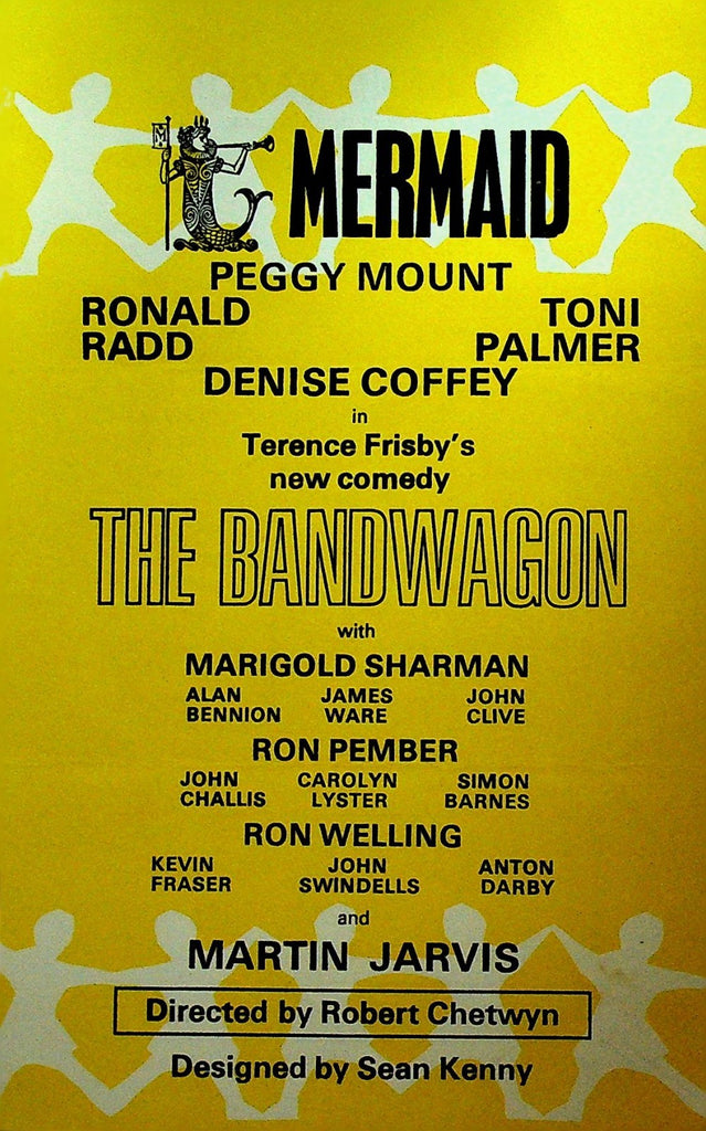 The Bandwagon Ad Sheet 1969 Mermaid Theatre Terence Frisby Peggy Mount0