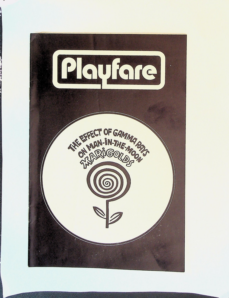 The Effect of Gamma Rays on Main in the Moon Marigolds Playbill March 19720