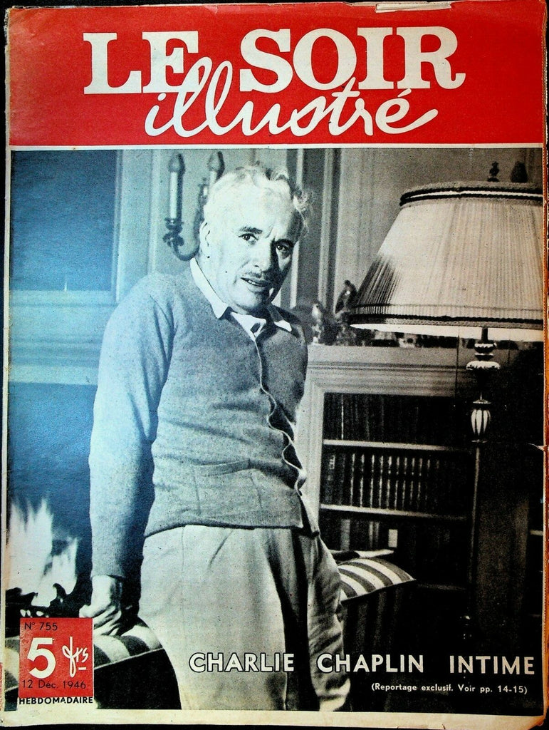 Le Soir Illustre December 12 1946 Charlie Chaplin Santa Claus Ike India0
