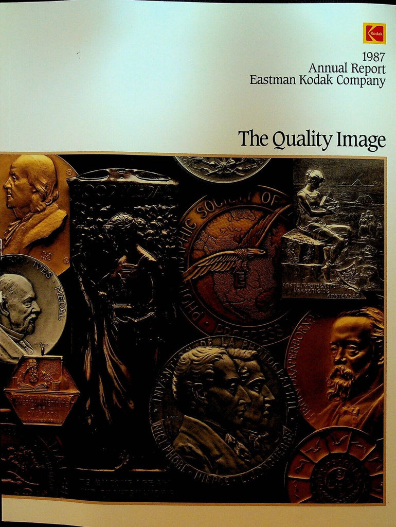 Eastman Kodak Company Annual Report 1987 Film Camera Photography