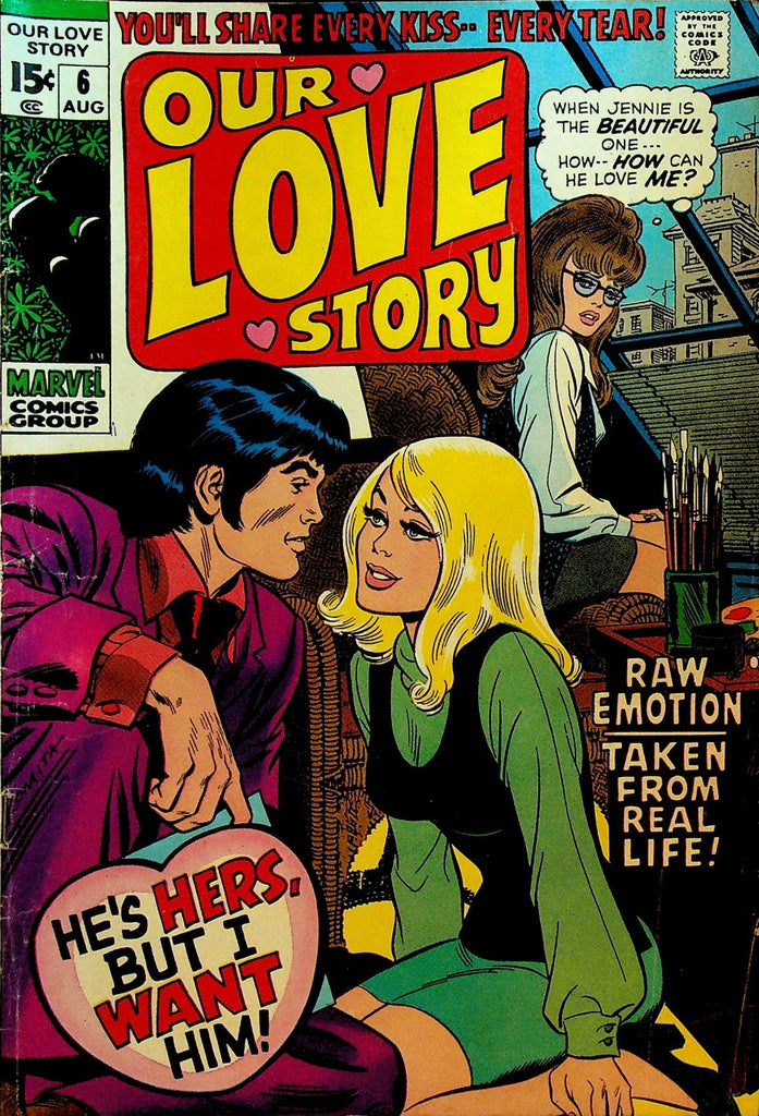 Our Love Story 6 Marvel Comics Romance 1970 John Buscema0