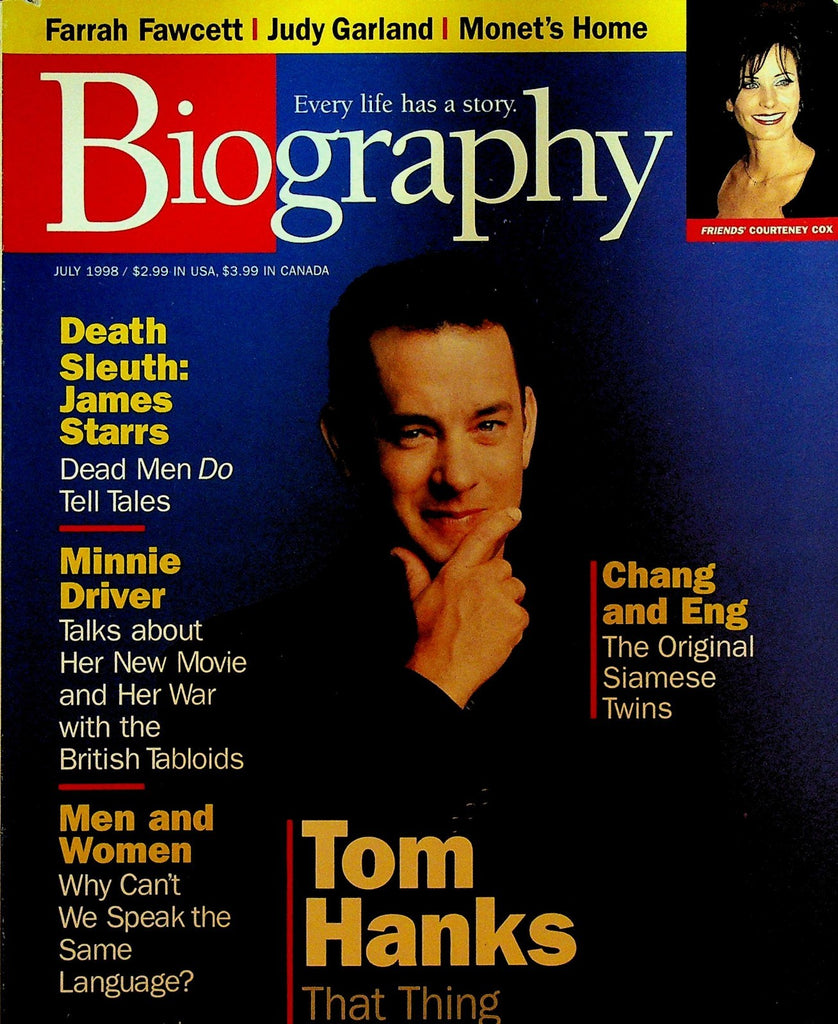 Biography Magazine July 1998 Farrah Fawcett Tom Hanks Judy Garland Chang Eng0