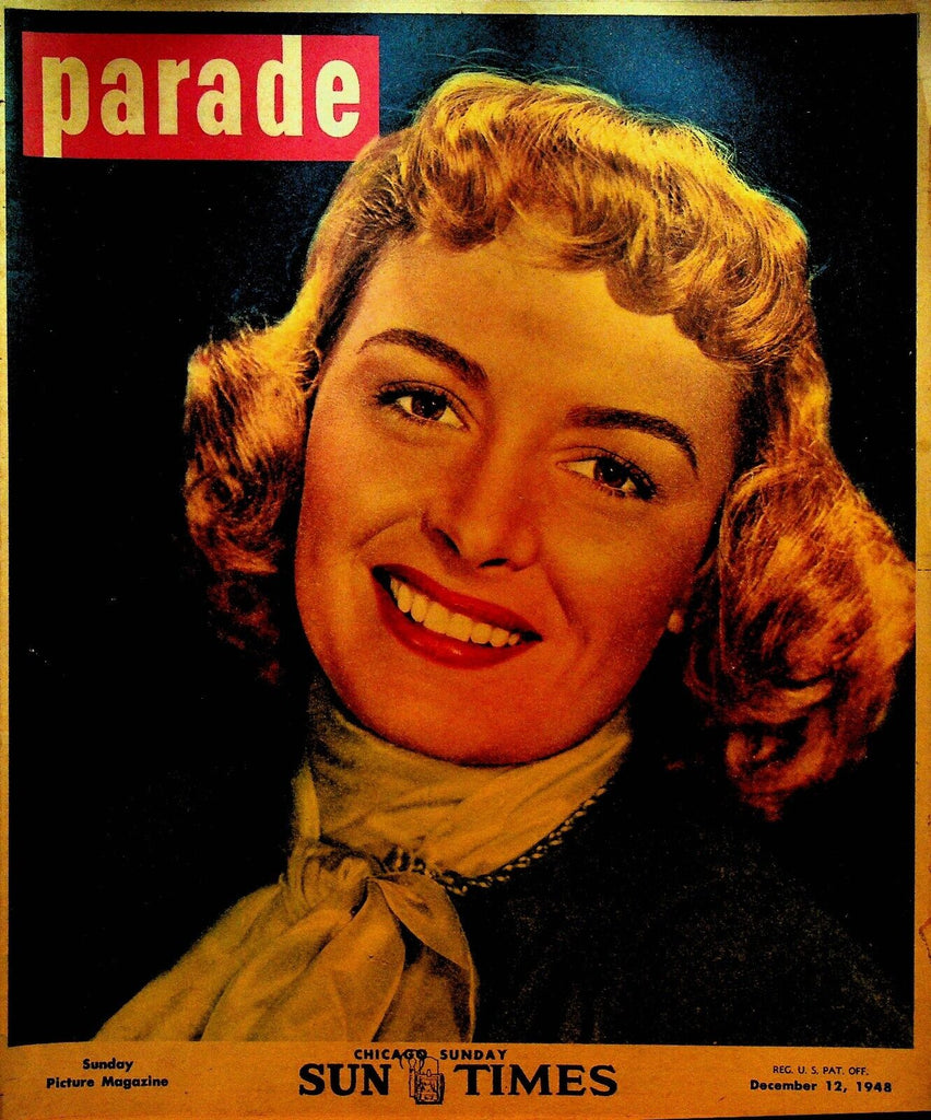 Parade Magazine December 12 1948 Donna Reed Randy Brown Paddleball Bob Hope