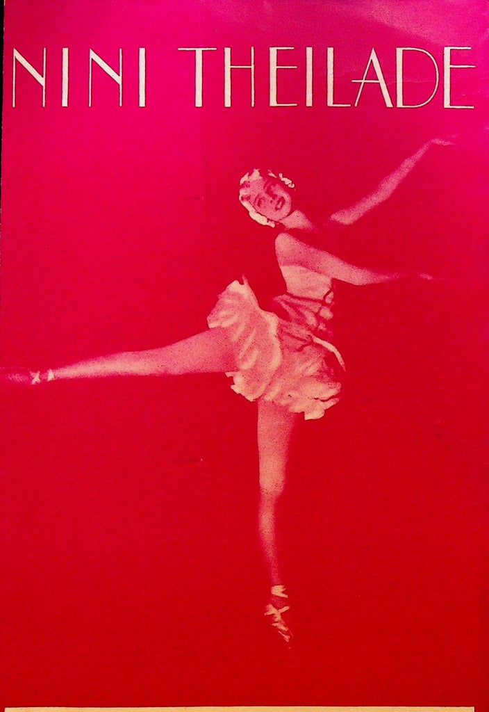 Nini Theilade 1935 Ballet Dancer First American Tour Advertising Brochure Danish0