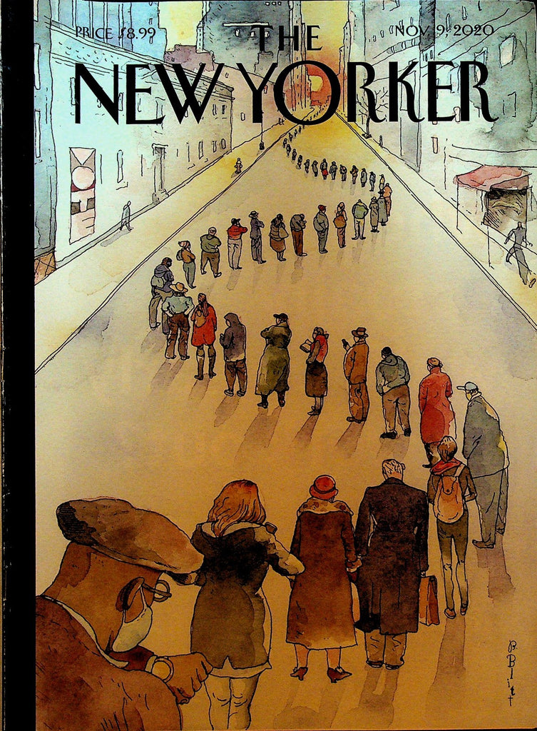 The New Yorker November 9 2020 Barry Blitt George Saunders Roz Chast0
