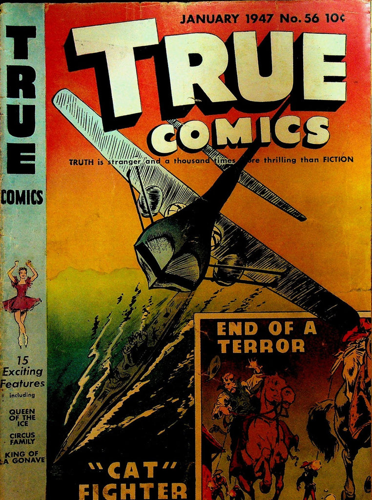 True Comics 56 1947 Billy the Kid & Pat Garrett Gretchen Merrill Faustin Wirkis0