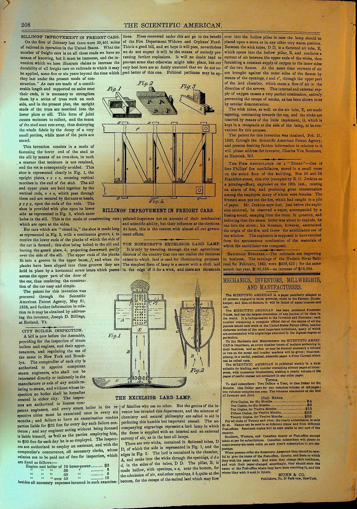 Scientific American March 24 1860 Burley's Dovetailing Machine – Papergoy