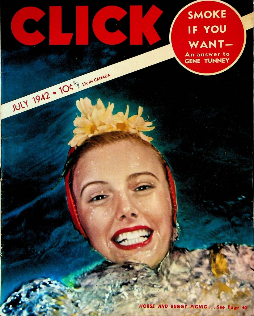 Click July 1942 WWII Anne Baxter Norman Corwin Andrew Scavnicky Ted Allen0