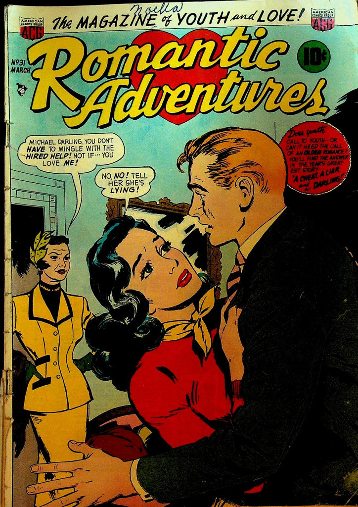 Romantic Adventures 31 ACG Comics 1953 Golden Age Romance Comic0
