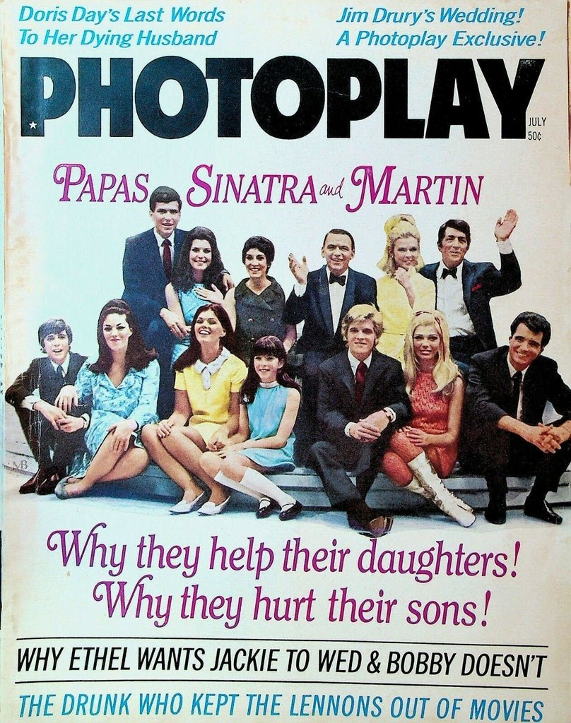 Photoplay Magazine July 1968 Steve McQueen Bill Cosby Sophia Loren Doris Day0