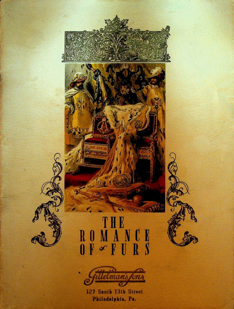 The Romance of Furs 1946 Gittelman's Furs Booklet Philadelphia Pa0