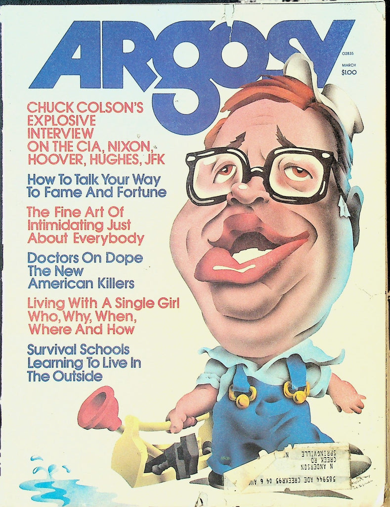 Argosy Magazine March 1976 Charles Colson Robert Grossman Guy Cimbalo0