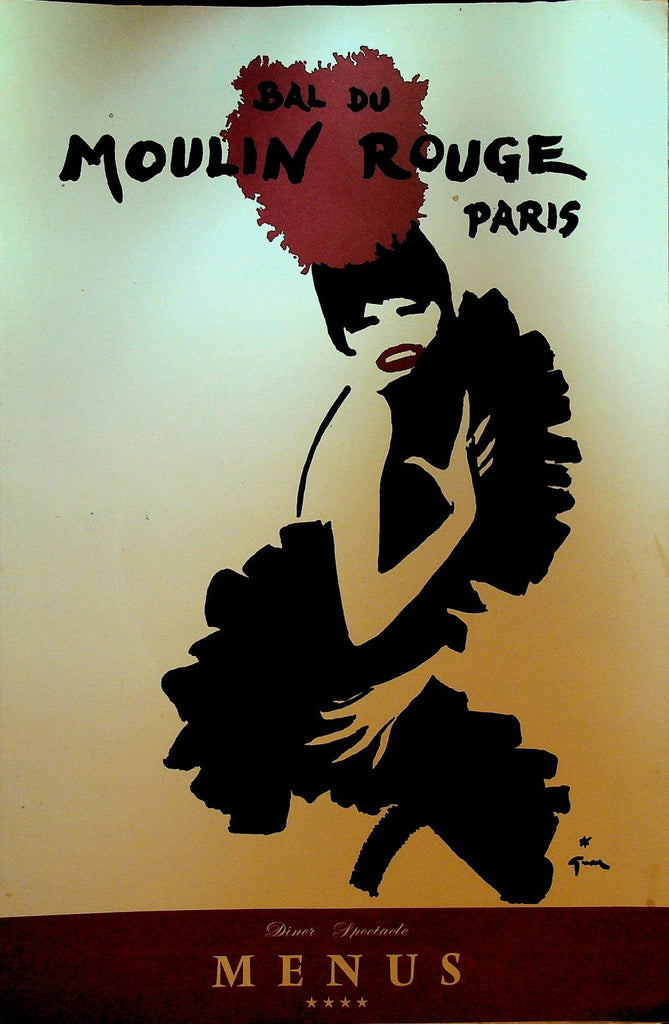 Bal du Moulin Rouge Paris Menu0