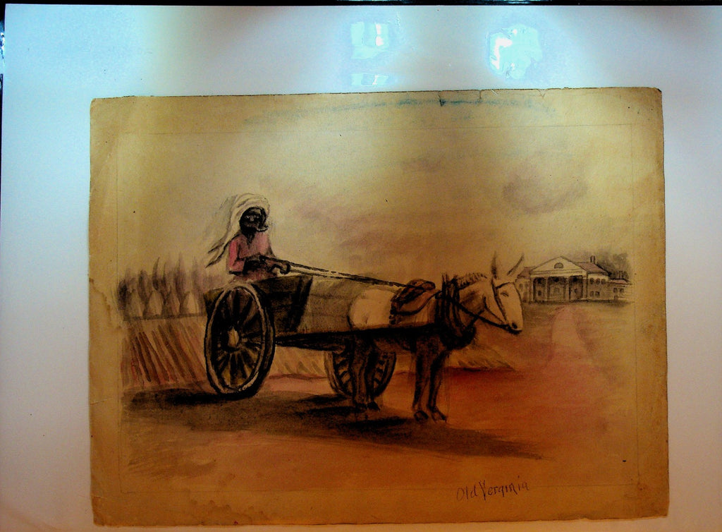 EP Cliff New Brunswick Ca Artist Drawing ca 1910 Old Virginia0