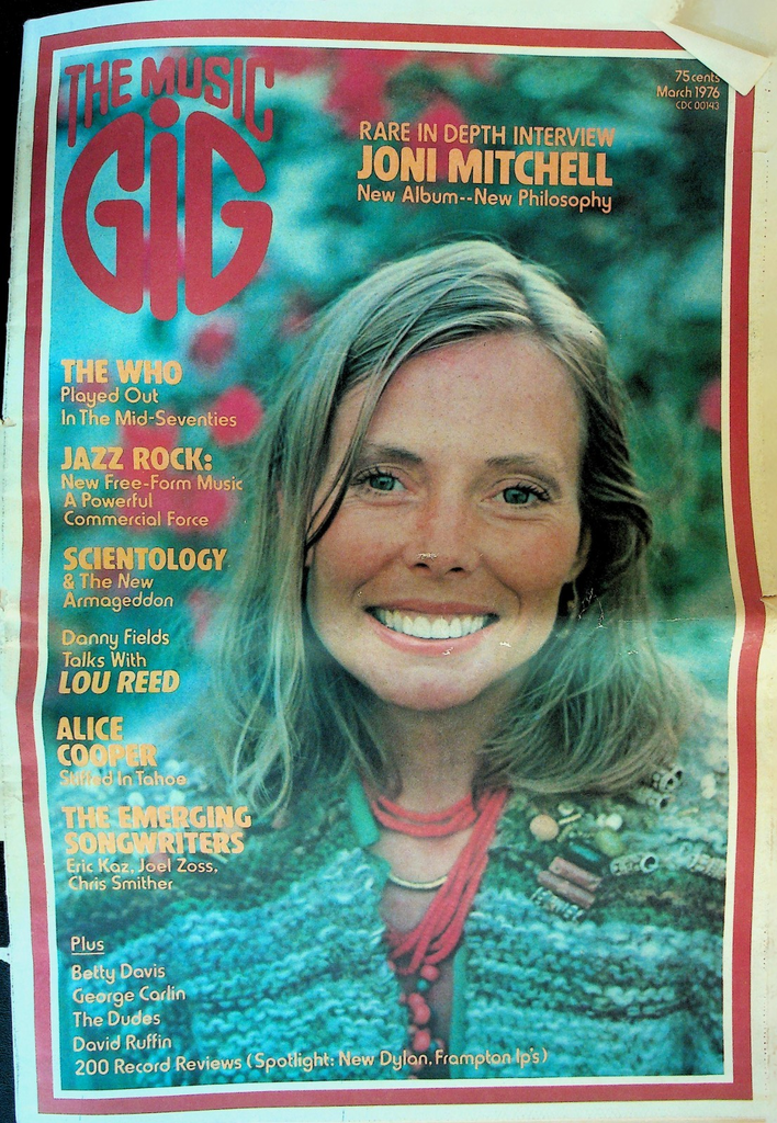 The Music Gig March 1976 Joni Mitchell The Who Lou Reed Scientology Alice Cooper0